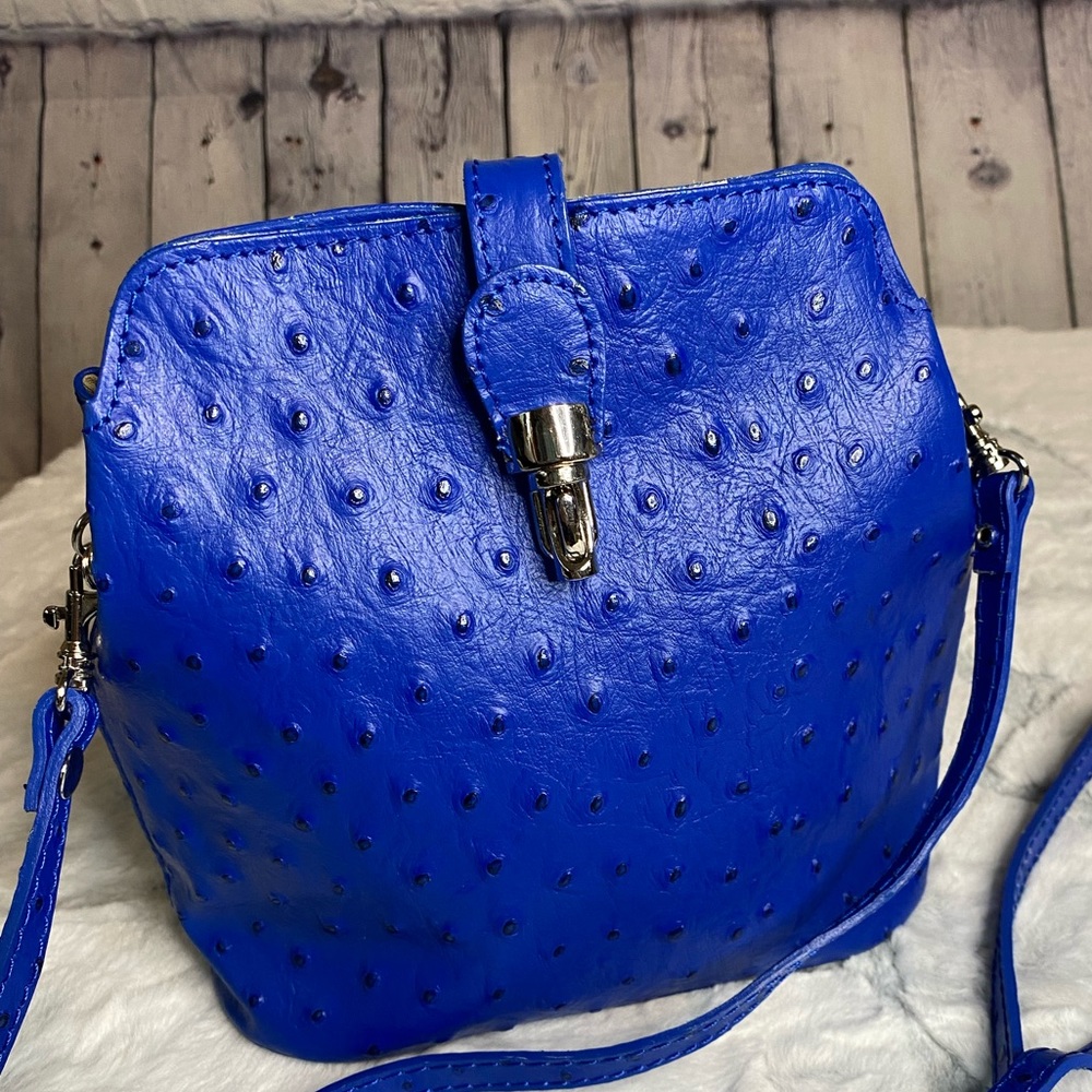 Borse in Pelle vintage leather crossbody purse.